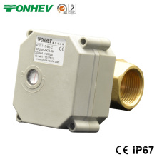 Dn15 1/2′′ 2-Way Brass Ball Valve DC5V/12V/24V Electric Automatic Drain Valve